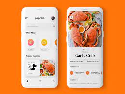 Paprika App Redesign Food App App Design App Design Layout