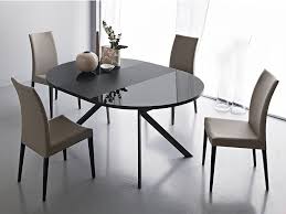 With its striking elliptical sloping legs and sleek ceramic top, the giove dining table will make a statement in any dining or living space. Connubia Giove Cb 4739 Round Extendable Table With Metal Frame With Melamine Top Tempered Glass Ceramic Vieffetrade