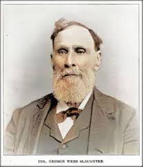Rev George Webb Slaughter (1811-1895)