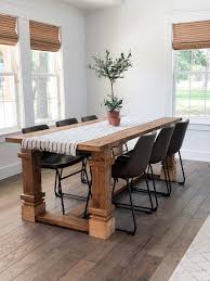 Table frame homemade tables metal table desk wall unit table metal table frame kitchen table scaffold tube wood pallet projects. Diy Modern Farmhouse Dining Table For The Flip House Shanty 2 Chic
