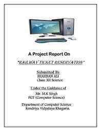 From cell phones to social media, computer science is a part of your daily life. Computer Project Final For Class 12 Students