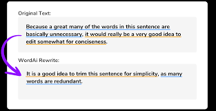Screenshot of WordAI