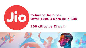 Reliance Jio Fiber To Offer 100gb Data For Rs 500 In 100 Cities By Diwali Reliance Data The 100