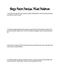 harry potter math teaching resources teachers pay teachers