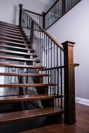 The treads include our discreet aluminium nosing to the leading edge and incorporate leds to bring the stair to life. Open Rise For Open Concept H J Stair And Rail