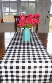 Black And White Checkered Table Runner Black White Checkered Table Runner Tablecloth By Homeliving Table Runners Table Cloth Black And White