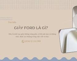Hình ảnh về Poster làm từ giấy Ford