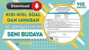 Soal ujian tema 8 kelas 3 sd i.berikantandasilang (x) pada jawaban yang benar ! Download Kisi Kisi Soal Dan Jawaban Pat Ukk Pelajaran Pjok Kelas 8 Smp Mts Semester 2 Lengkap Youtube