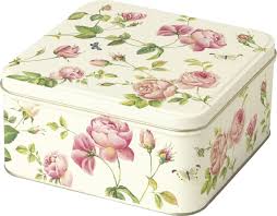 B2b marketplace for cookie tin suppliers, manufacturers,exporters, factories and global cookie tin buyers provided by 21food.com. Rambling Rose Traditional Style Square Coffee Tin Tea Caddy Biscuit Cookie Kitchen Storage Tin Canister 15cm By Boston International Shop Online For Kitchen In Singapore