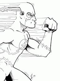 Kids are very fond of superhero coloring sheets. Flash The Superhero Coloring Pages Coloring Home