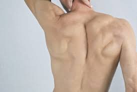 The area directly behind a person: Laser Hair Removal For Men Treatment Areas Back And Shoulders Epilium Skin