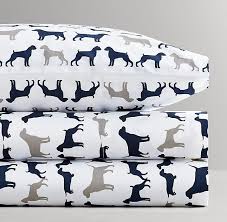 Dog Print Crib Fitted Sheet Dog Nursery Theme Dog Nursery Dog Print Bedding