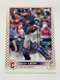 2022 Topps Baseball Gold Stars #353 - Sandy Leon - Cleveland Guardians |  eBay