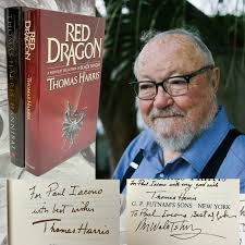 Thomas Harris "Hannibal" and "Red Dragon" Signed First Edition 2-Vol  Matching Set w/COA [Fine/Fine]