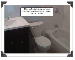American Standard Cadet 3 The Easiest Toilet You Ll Ever Install Toilet Installation American Standard Toilet