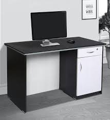 Buy Agate Office Table In Wenge White Colour By Fullstock Online Work Stations Tables Furniture Pepperfry Product