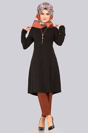 Modaselvim Tunik Kolyeli Tesettur Tunik 2002bgs354 Siyah Fashion Dresses For Work Dresses
