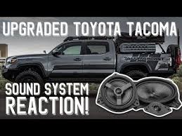 Reaction After Installing An Aftermarket Sound System On Toyota Tacoma Youtube