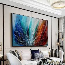 Arjun canvas wall art prints abstract geometry circle blocks grey brown painting picture one panel large size modern artwork framed ready to hang for bedroom living room home office décor 40x20, original design. Abstract Wall Art Oil Painting Large Canvas For Luxury Home Decor Original Art For Sale Largemodernart