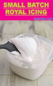 Small Batch Royal Icing Recipe Frosting Recipes Royal Icing Recipe Savoury Cake