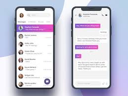 Mobile Chat App For Ios Mobile Chat App Chat App Mobile App Design