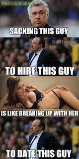 Rafa benitez has held further talks with everton and is expecting to receive an offer to become. Carlo Ancelotti And Rafael Benitez Troll Football