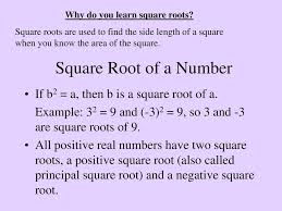 Multiply (x3 + 2)(x3 − 2). Why Do You Learn Square Roots Ppt Download
