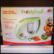 Homemade Baby Food With Nuk Freshfoods Cook N Blend Baby Food Maker Nanny To Mommy