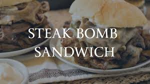 Whether you buy the bbq sauce or make this homemade recipe (though come on, homemade always tastes better than this is definitely a man's meal which you won't be able to resist yourself! Steak Bomb Sandwich Youtube