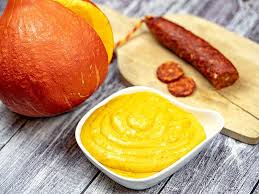 Puree De Potimarron Au Chorizo Au Thermomix Recette Puree Potimarron Potimarron Chorizo