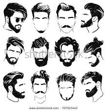 If you're looking for the latest men's hairstyles in 2021, then you're going to love the cool new haircut styles below. Vector Men Hairstyle Silhouettes Drawing Male Hair Hair Illustration How To Draw Hair