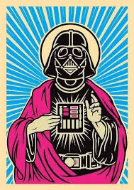 St Vader Star Wars Prints Star Wars Art Darth Vader Drawing