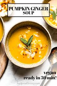 Pumpkin Ginger Soup Recipe Recipe Pumpkin And Ginger Soup Ginger Soup Recipe Vegan Pumpkin Soup