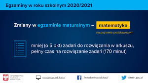 Tutaj możesz przygotować się do matury 2021 z matematyki na poziomie podstawowym. Ministerstwo Edukacji I Nauki On Twitter Planowane Zmiany W Matura2021 Z Matematyki Egzamin