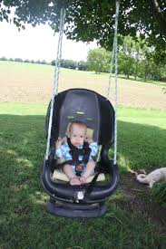 Infant Swing Made Out Of An Old Carseat Cool Baby Stuff Baby Car Seats Diy Baby Stuff