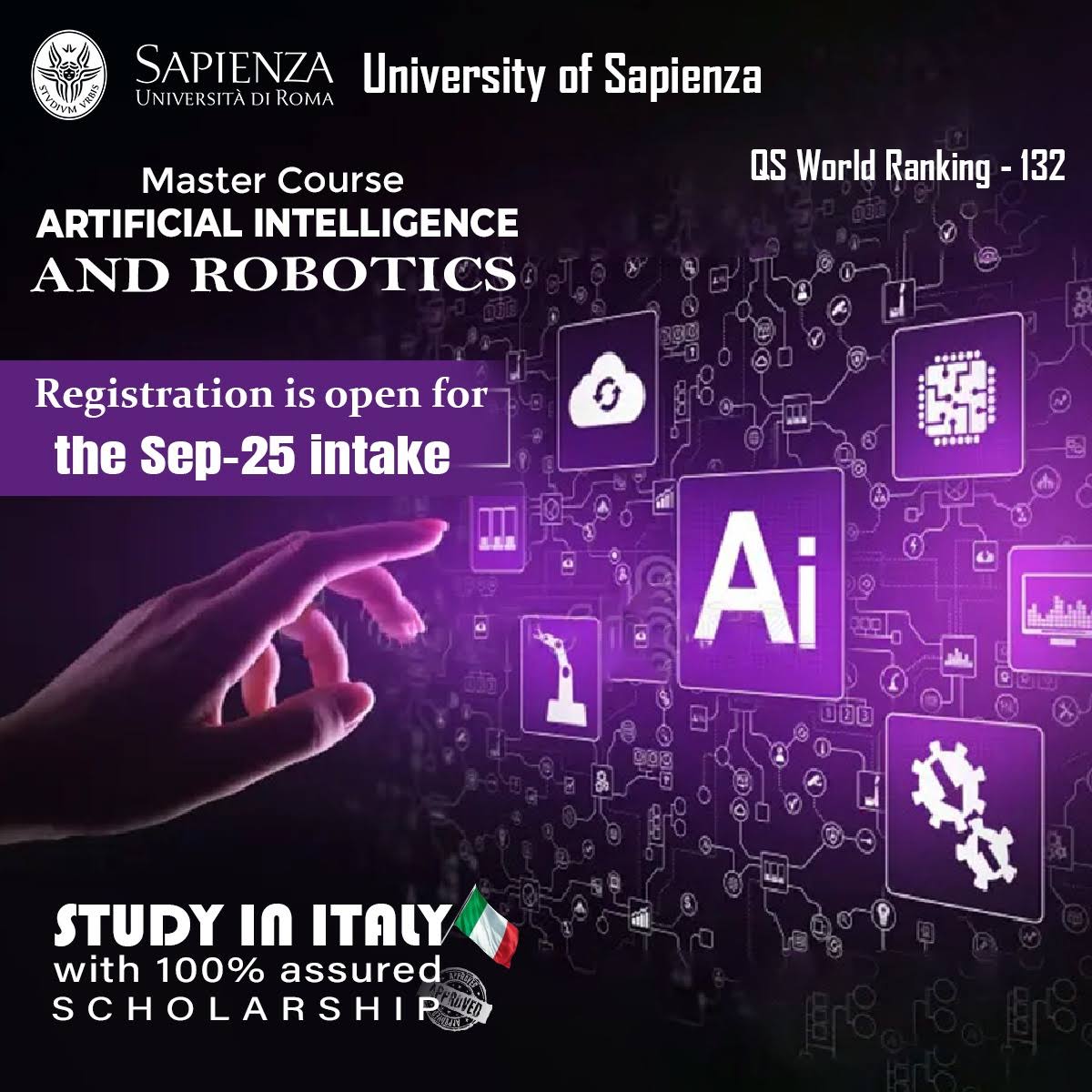 Artificial intelligence in sapienza. Do masters or bachelo product image