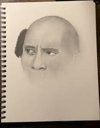 Dwayne Johnson Drawn