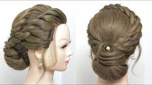 Bridal Bun Hair Style For Long Length 2018 Updos Youtube Hair Styles Easy Hairstyles For Long Hair Easy Hairstyles