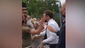 Paris — a man slapped president emmanuel macron of france in the face on tuesday during a visit by the french leader to the southeast of the country, prompting swift political condemnation as a. Ixnza9puo7ertm