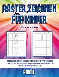 Wie Man Zeichnet (Raster Zeichnen Für Kinder - Anime): Dieses Buch Bringt  Kindern Bei, Wie Man Comic-Tiere Mit Hilfe Von Rastern Zeichnet (German  Edition): Manning, James, For Kids, Best Activity Books: 9781839801433:
