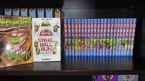 Complete Steel Ball Run manga unboxing!!!! Volume 1-24 Jojo's bizarre  adventure Part 7 - YouTube