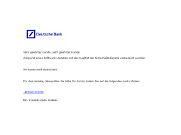 Deutsche bank likewise consented to pay millions to settle libor (london interbred stopped rate) fixing claims. Deutsche Bank Phishing Neue Warnung Vor Spam Mails Netzwelt