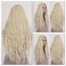 Looking for cosplay inspiration for fictional female characters with short blonde hair? Long Light Blonde Heat Resistant Wavy Cosplay Hair Full Wigs Shopee Philippines