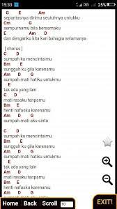 Sumpah Ku Mencintaimu Chord Sekali
