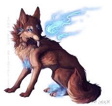 Anime Black And Brown Wolf G Still Happy By Snow Body On Deviantart Anime Wolf Wolf Artwork Animated Animals