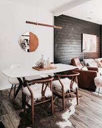 Scandinavian Minimalism Meets Organic Bohemian In Texas Minimalism Interior Scandinavian Dining Room Home Decor