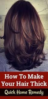 How To Make Your Hair Thicker 5 Amazing Home Remedies Thickhair Healthyhair Beautifulhair Longhai Thick Hair Styles Thick Hair Remedies Thick Hair Growth