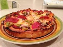 Deep Dish Pizza Recipe Deep Dish Pizza Recipe Recipes Kitchen Aid Recipes