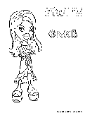 Downloads free bratz coloring pages 43 about remodel free coloring. Bratz Jade Coloring Page