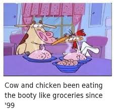 Meet cow and chicken, who live under a suburban roof with human parents, human friends and inhuman adventures. Best 30 Cow And Chicken Fun On 9gag